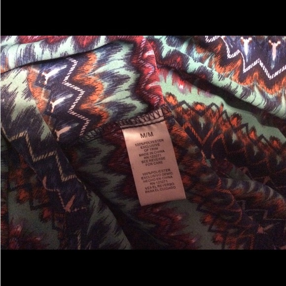 Wishful Park Southwest Chevron Print Tunic Blouse - Picture 6 of 11
